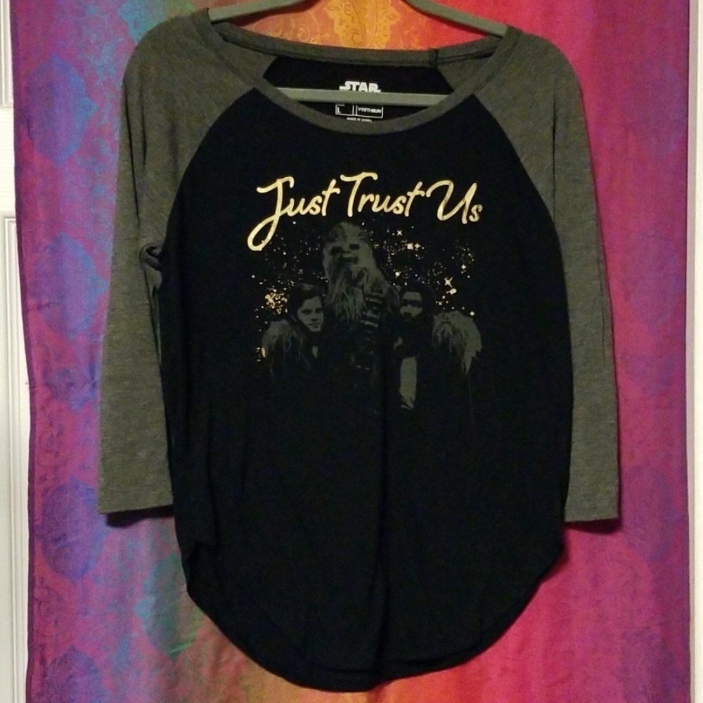 Star wars base ball tee